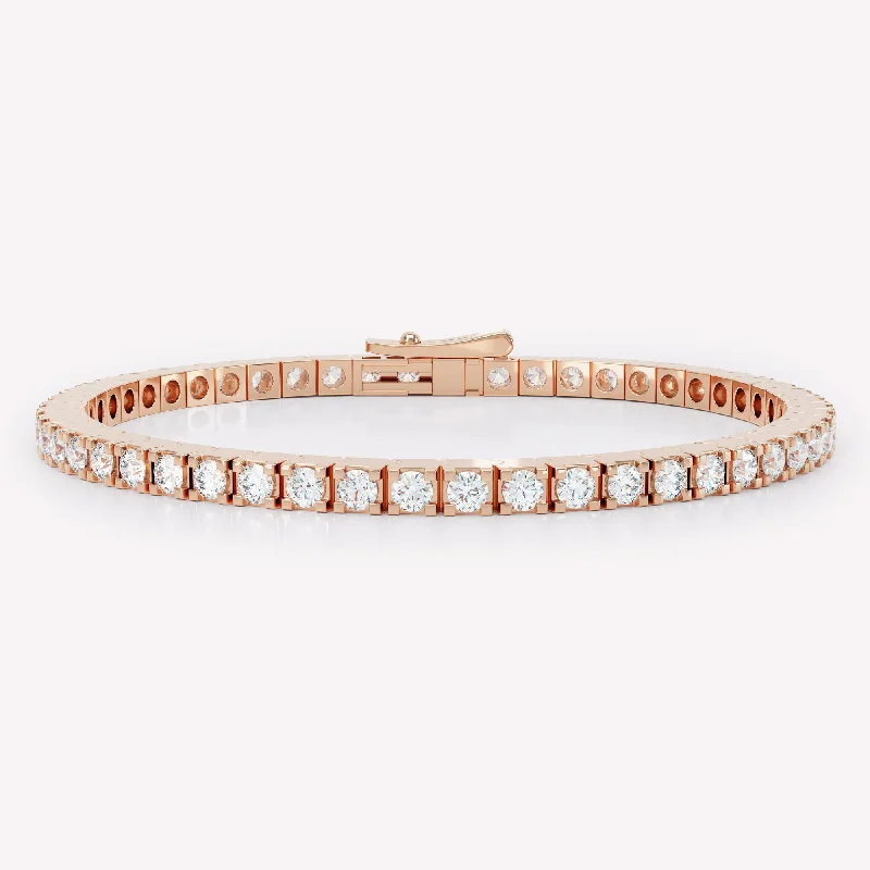 The LOEV Tennis 18K Rosegold Bracelet w. Lab-Grown Diamonds