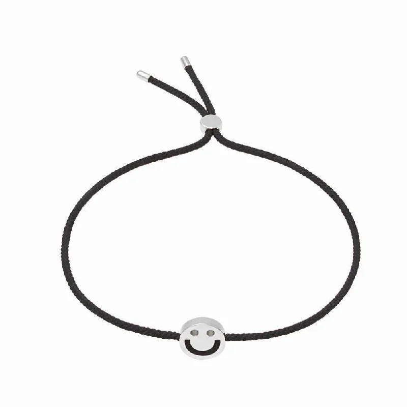 FRIENDS Happy Black 18K Whitegold Bracelet