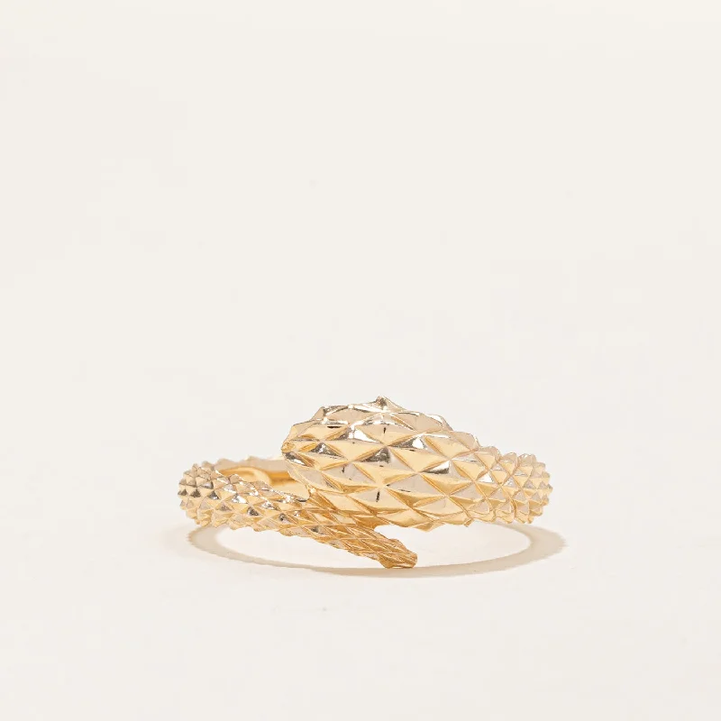 14k Yellow Gold Snake Ring | SZ 8 |