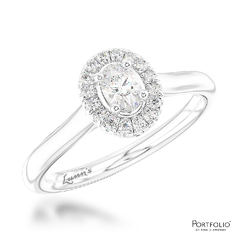 Cluster 0.20ct F SI Diamond Platinum Ring