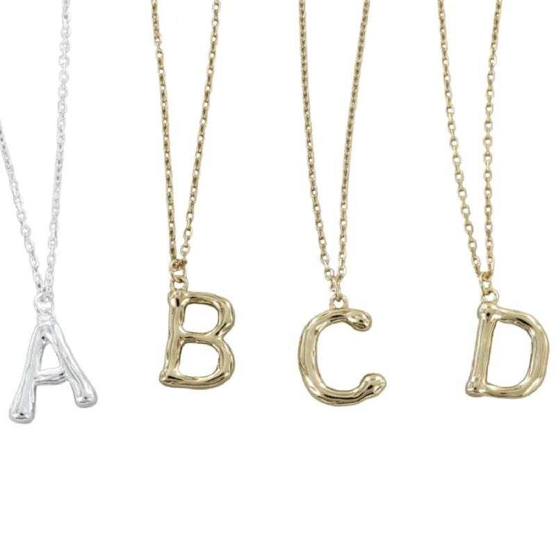 Sterling Silver Initial Necklace