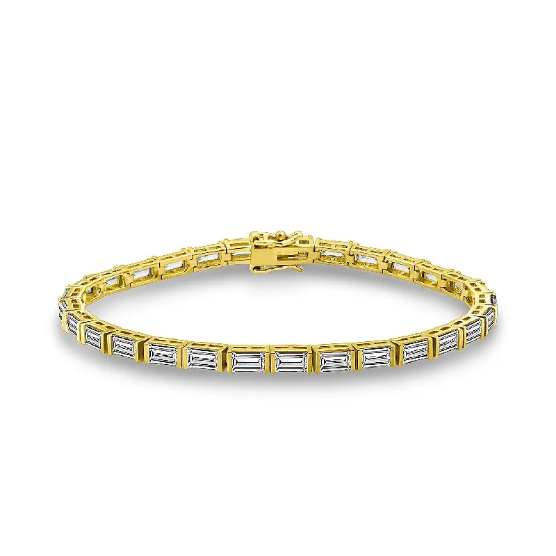 Baguette Horizontal Classic Tennis Bracelet