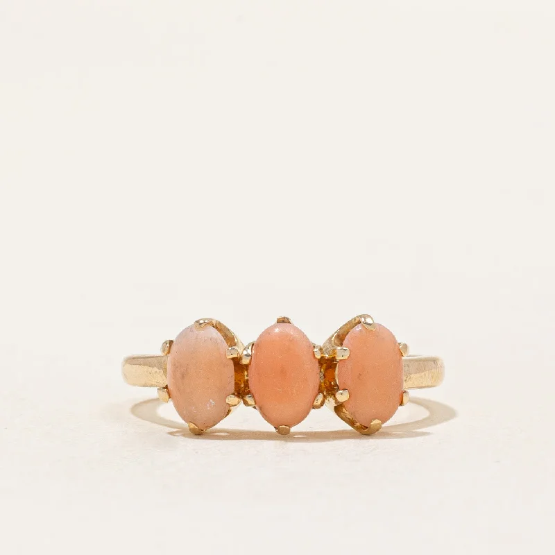 Coral Ring | 0.90ctw | SZ 5.25 |