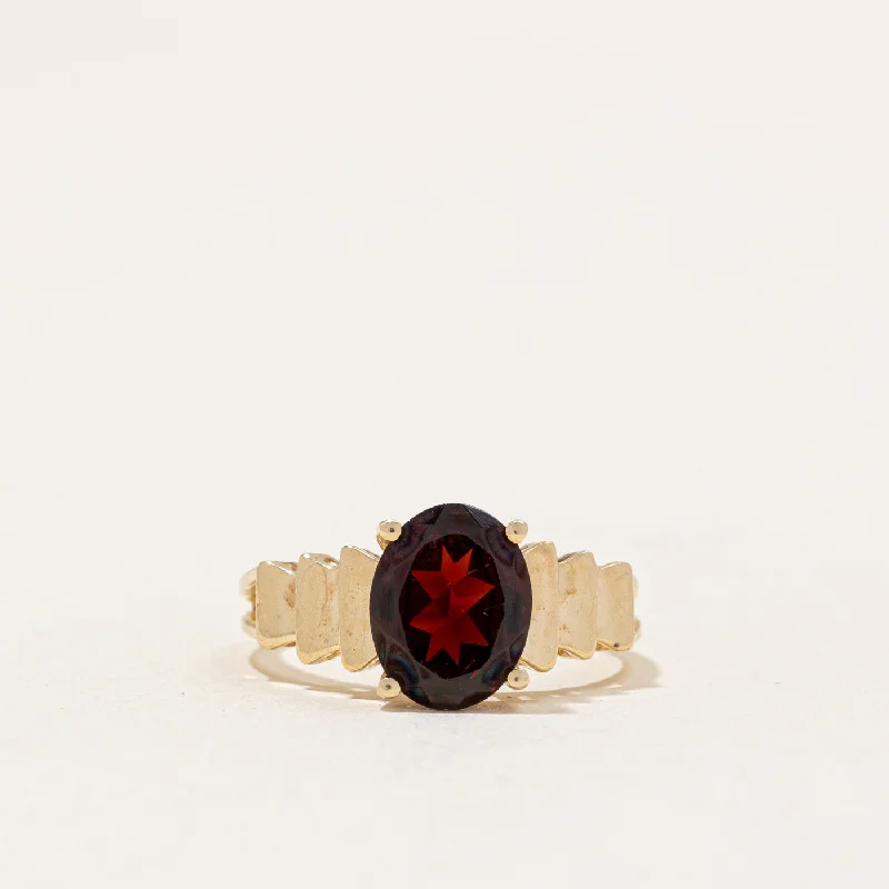 Garnet Cocktail Ring | 1.40ct | SZ 4.75 |