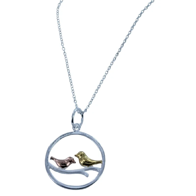 Sterling Silver Song Bird Necklace