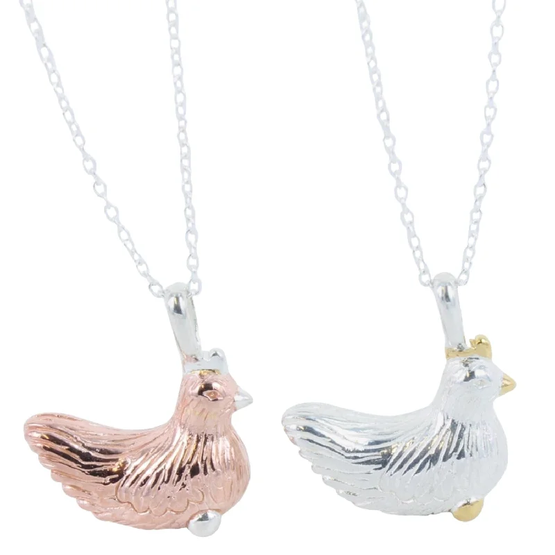 Chicken Licken Sterling Silver Necklace