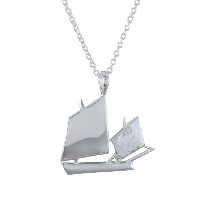 Lugger Sail Boat Necklace