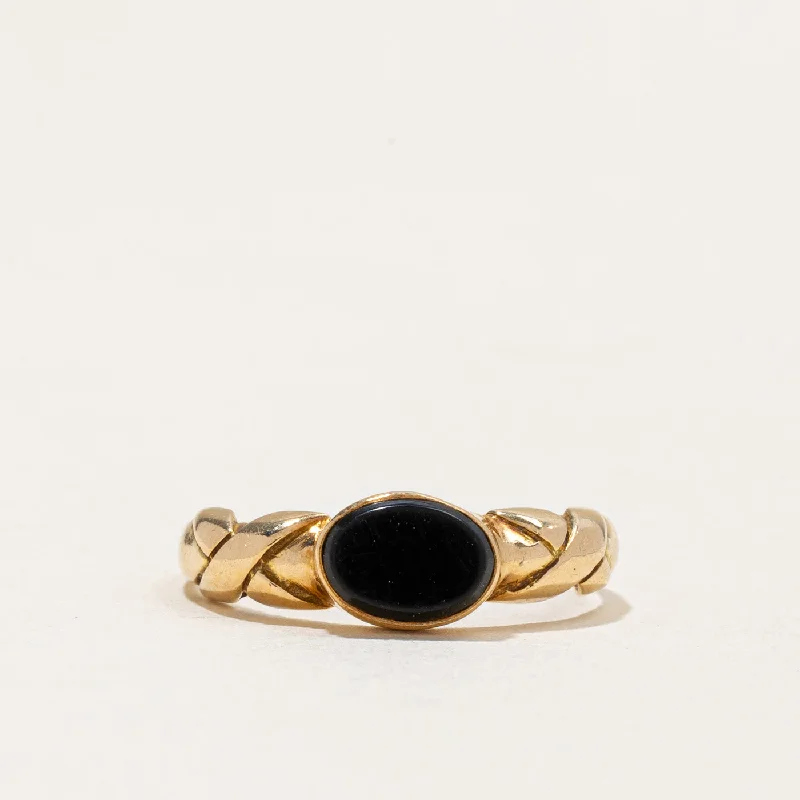 Onyx Ring | 0.30ct | SZ 5.5 |