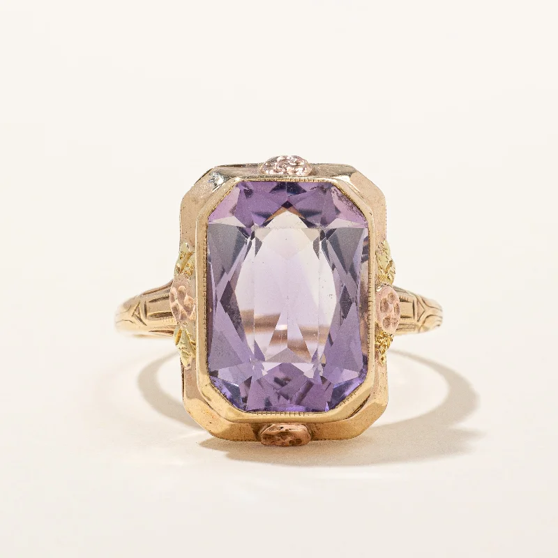 Amethyst Cocktail Ring | 5.80ct | SZ 8 |