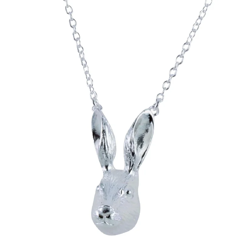 Sterling Silver Hare Necklace