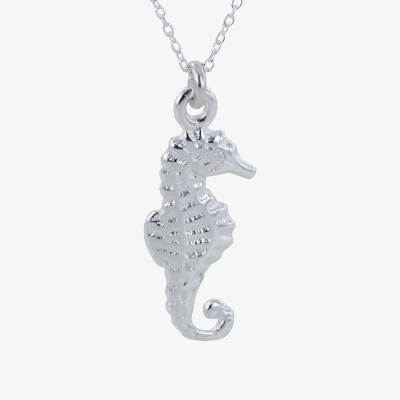 Sterling Silver Seahorse Necklace