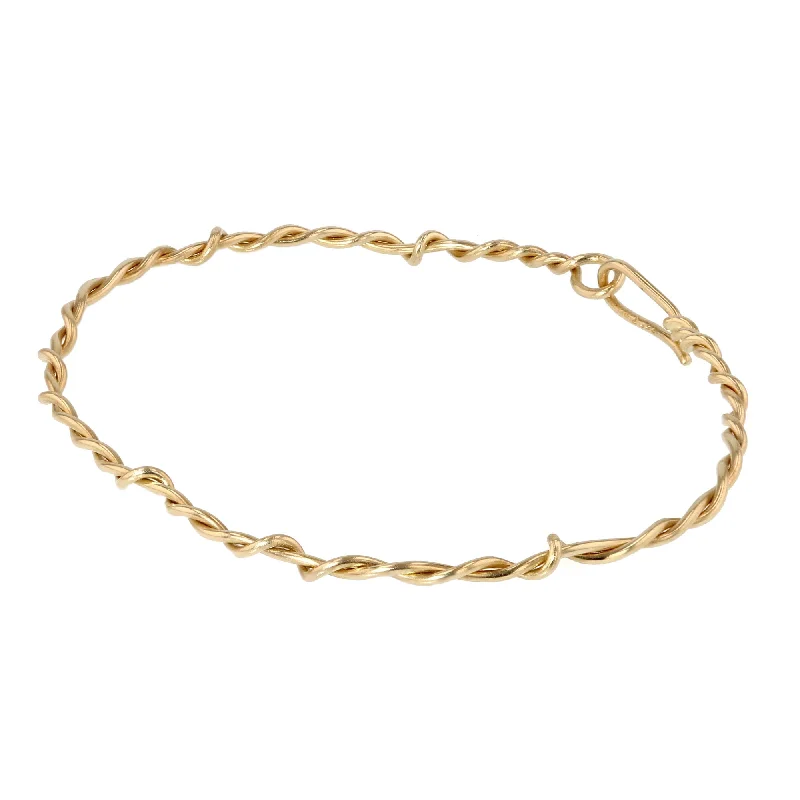 Twister 18K Gold Bracelet