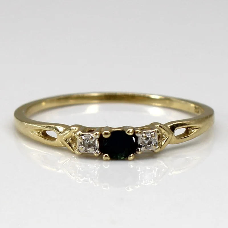 Sapphire & Diamond Ring | 0.10ct | 0.02ctw | SZ 6.75 |