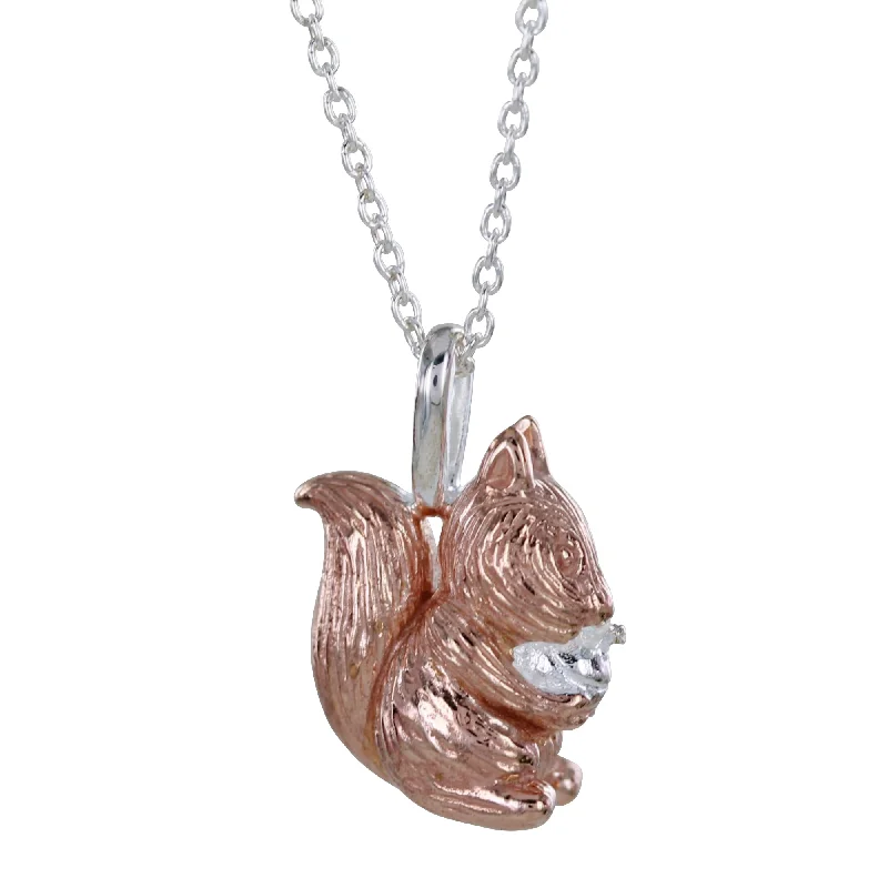 Squirrel Nutkin Sterling Silver Necklace