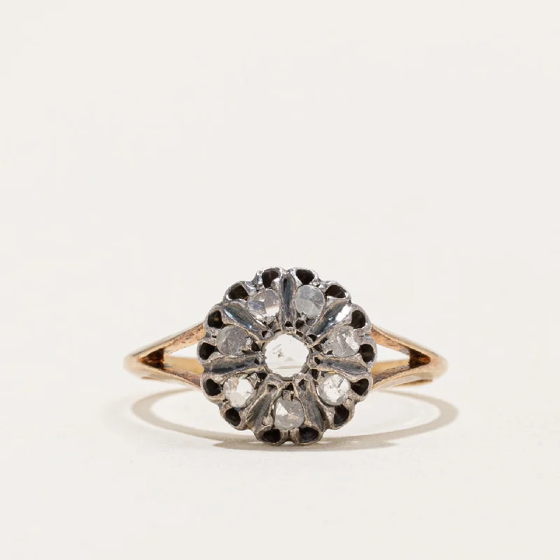 Vintage Diamond Slice Ring | 0.14ctw | SZ 7.25 |