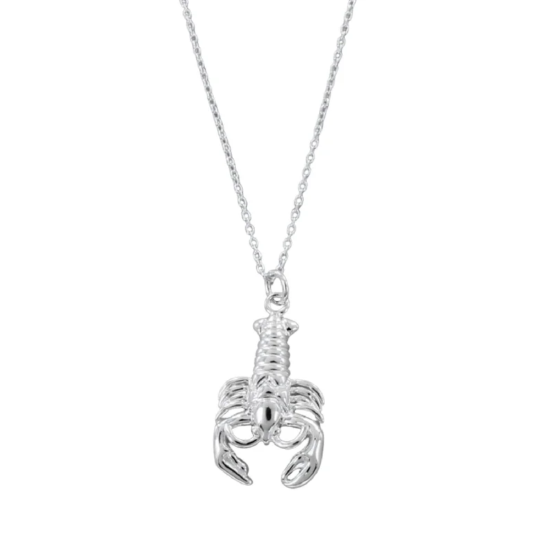 Sterling Silver Lobster Necklace