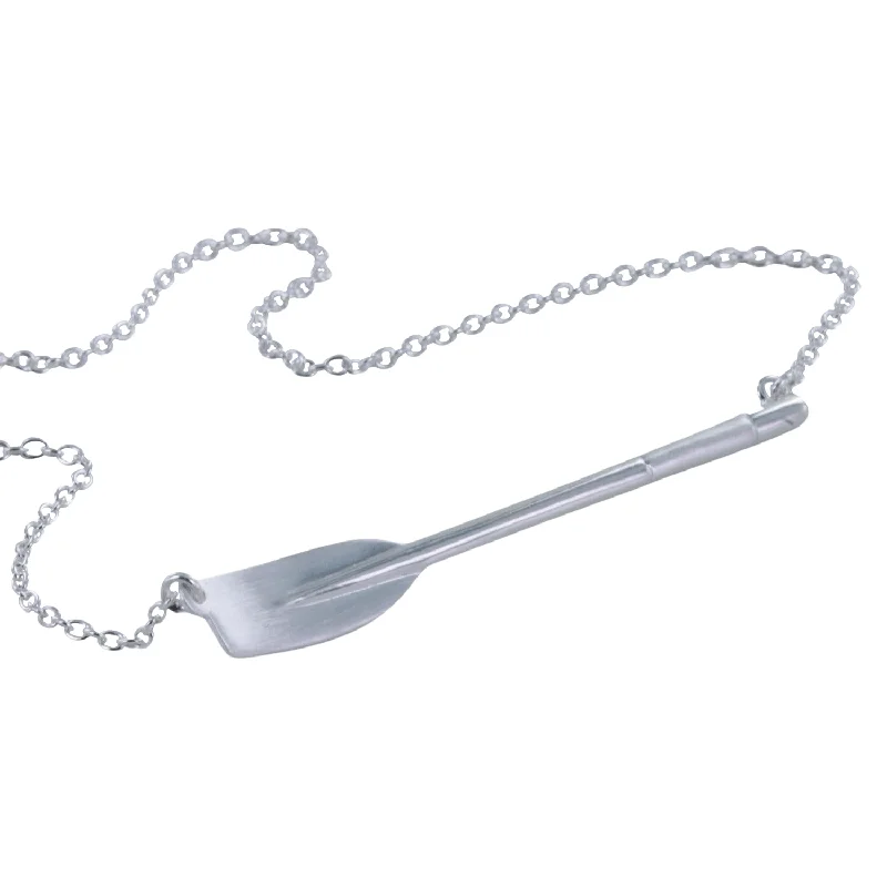 Gig Oar Sterling Silver Necklace