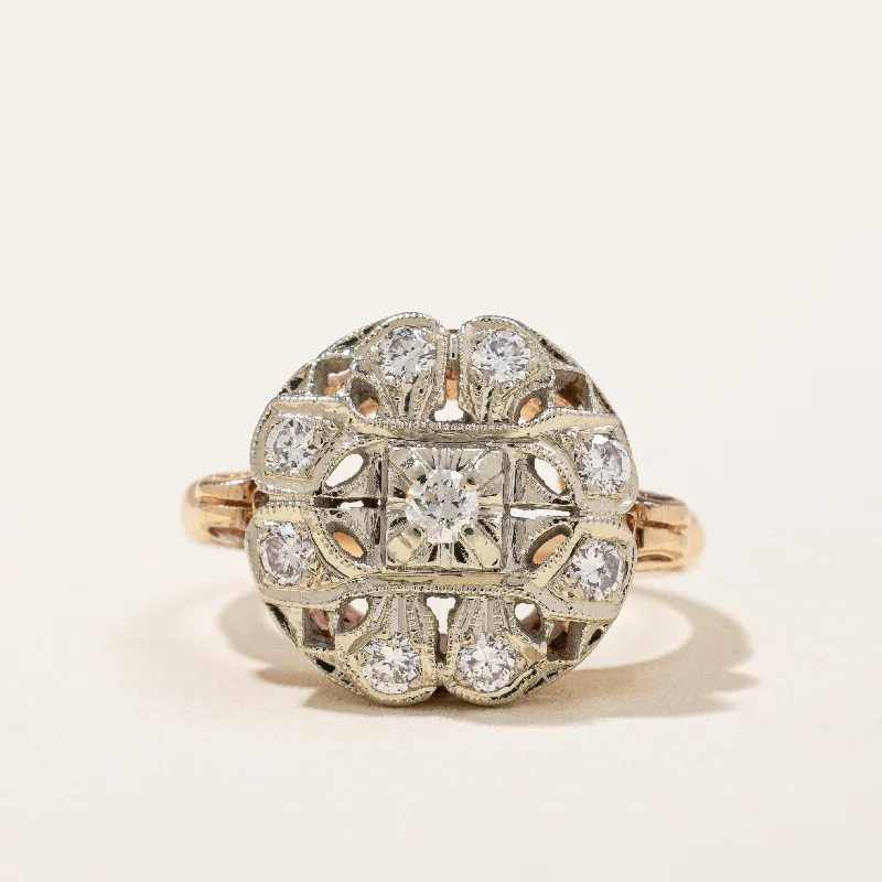 Diamond Cocktail Ring | 0.30ctw | SZ 4.5 |