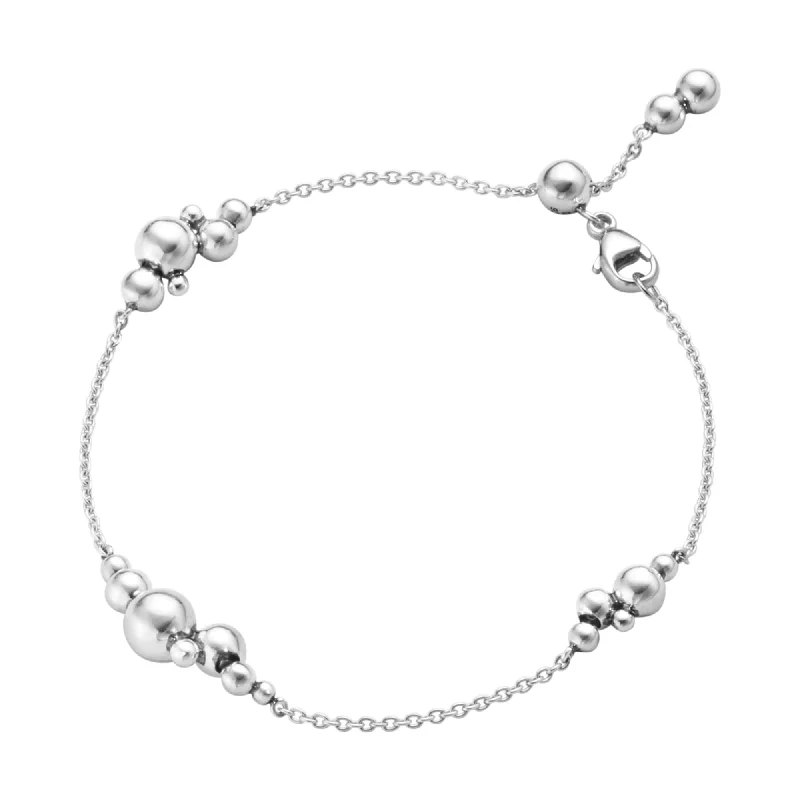 Moonlight Grapes Silver Bracelet