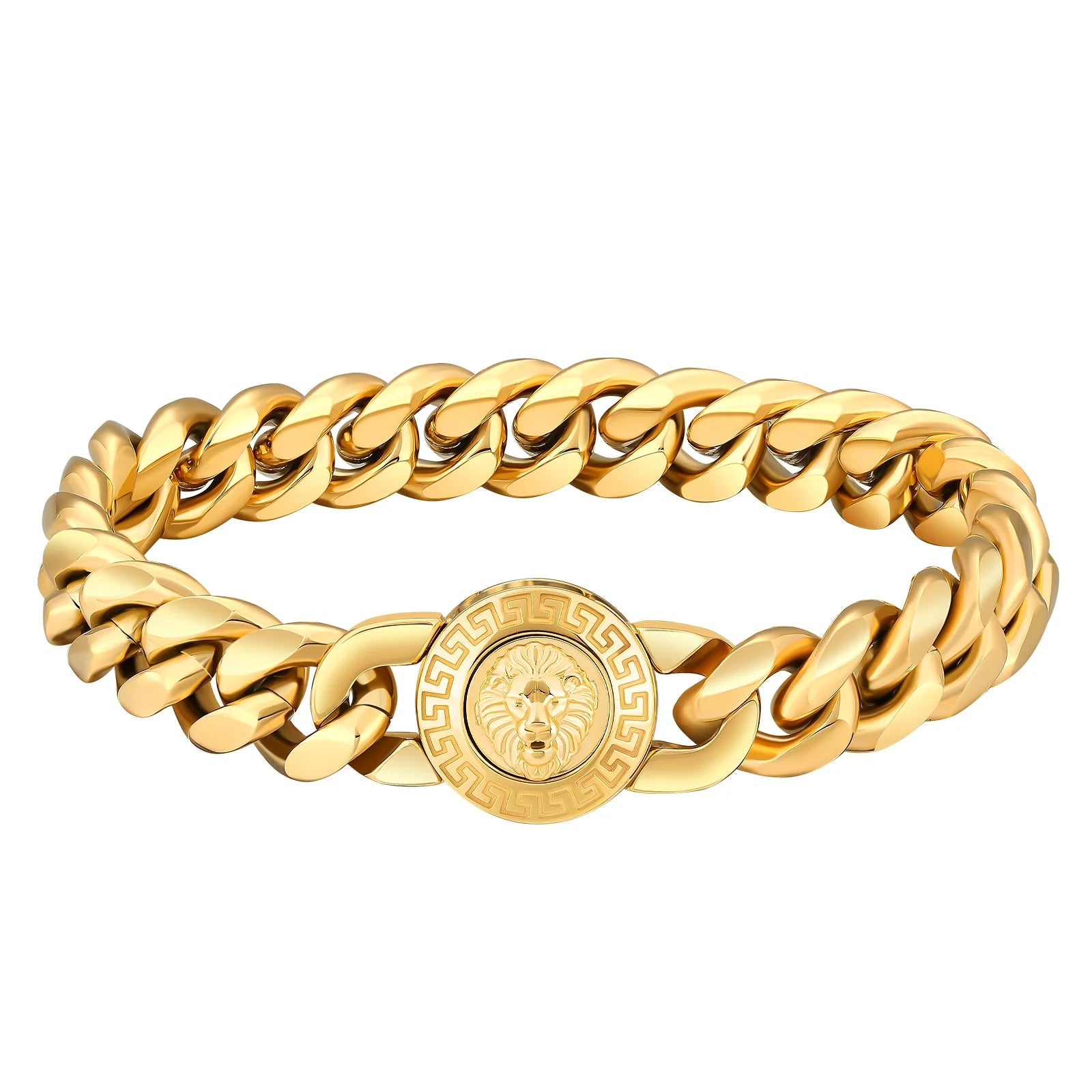 The King - 12mm Cuban Link Bracelet in 18K Gold Plated