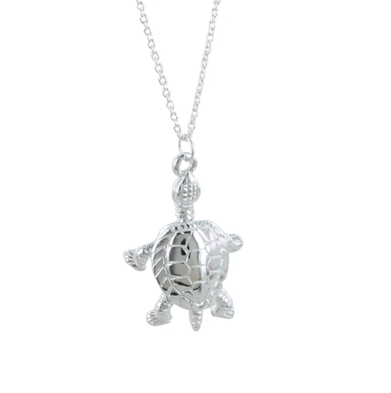 Sterling Silver Turtle Necklace