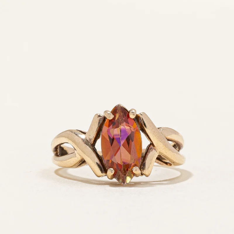 Peach Mystic Topaz Ring | 2.00ct | SZ 6.75 |