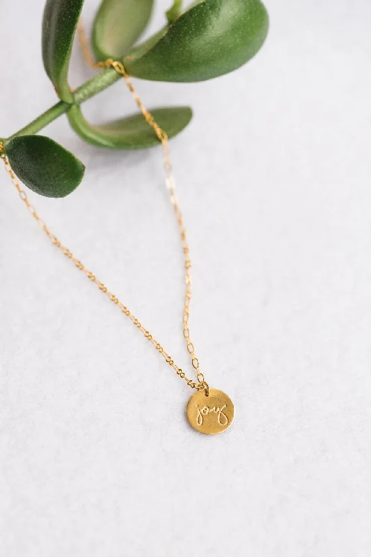 Brass Joy Necklace