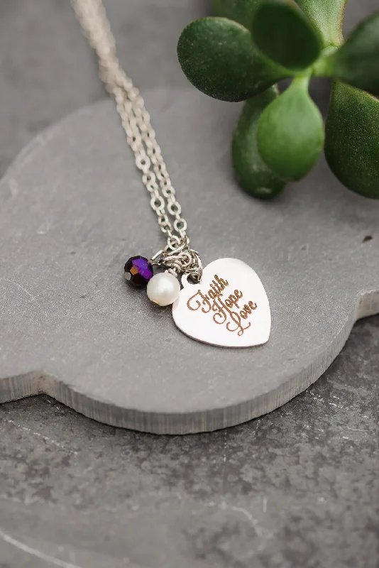 Faith Hope Love Necklace