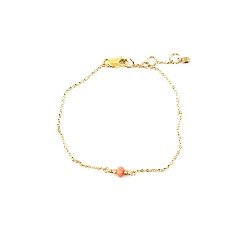 Aurora 14K Goldfilled Bracelet w. Opal