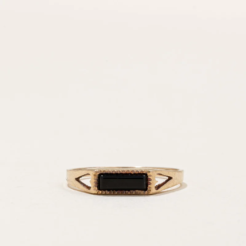 1990 London Onyx Ring | 0.50ct | SZ 7.75 |