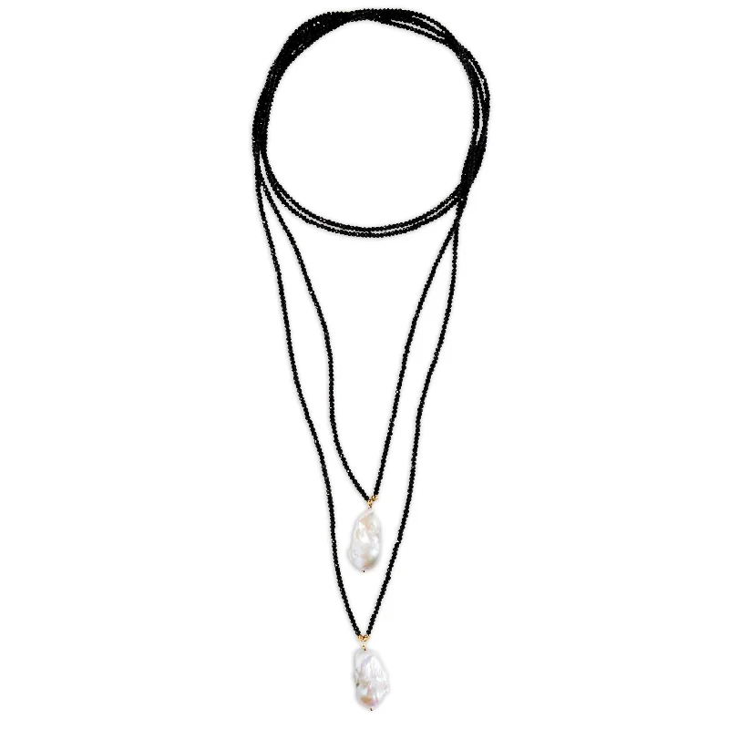 Spinel Double Strand Gemstone Lariat