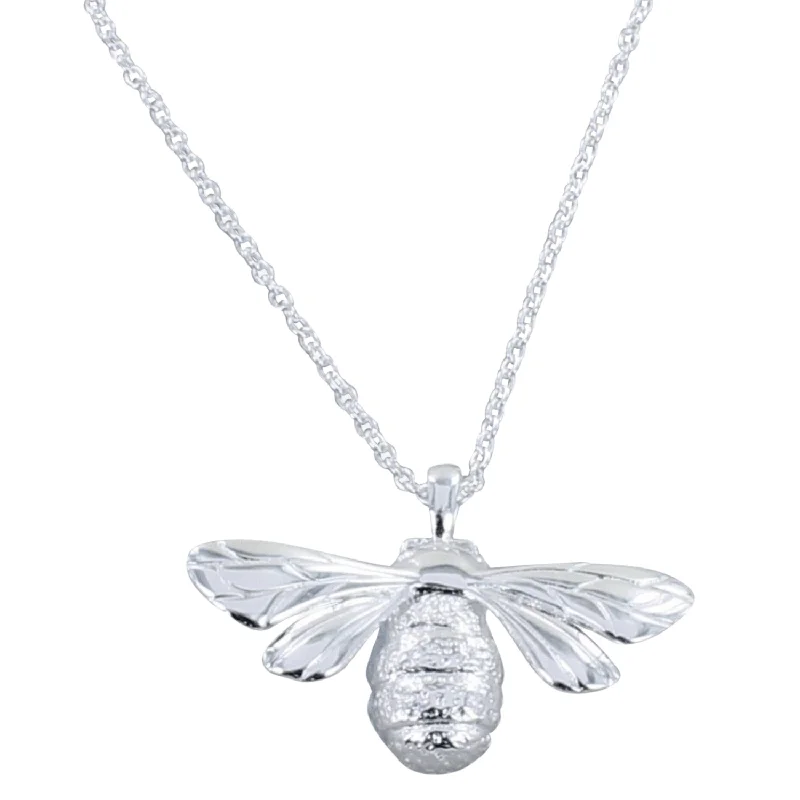 Sterling Silver Queen Bee Necklace