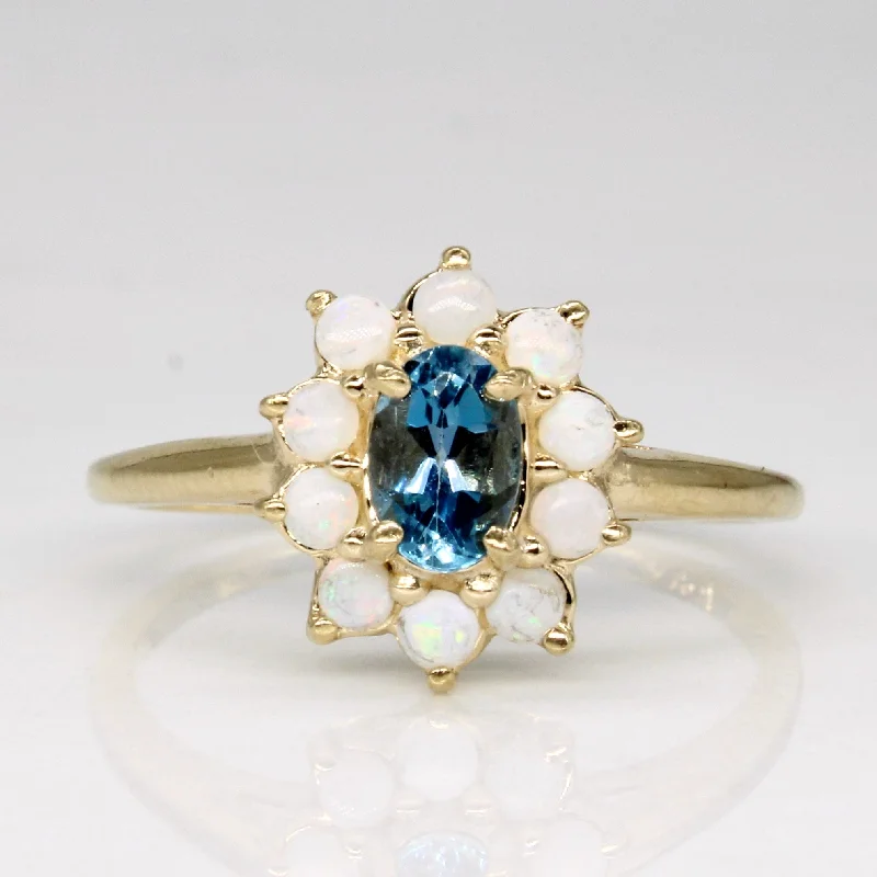 Topaz & Opal Ring | 0.50ct, 0.20ctw | SZ 7.75 |