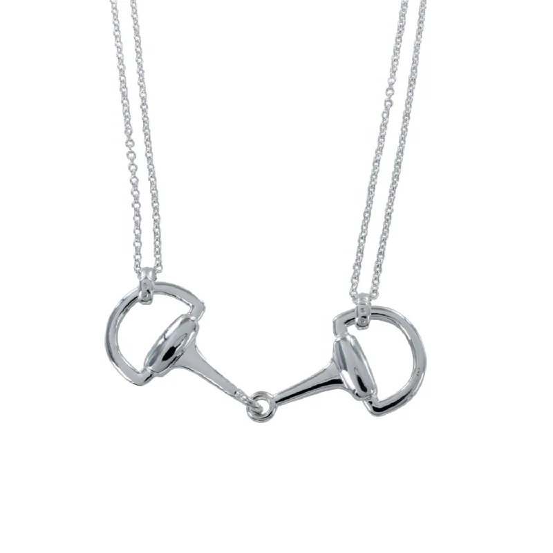 Sterling Silver Snaffle Feature Necklace