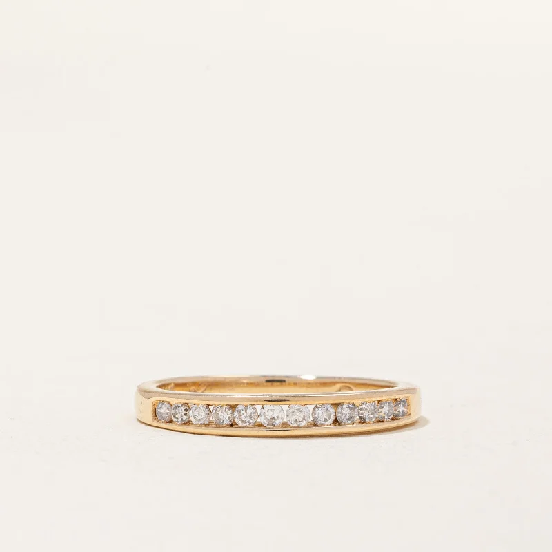 Channel Set Diamond Ring | 0.24ctw | SZ 6.25 |