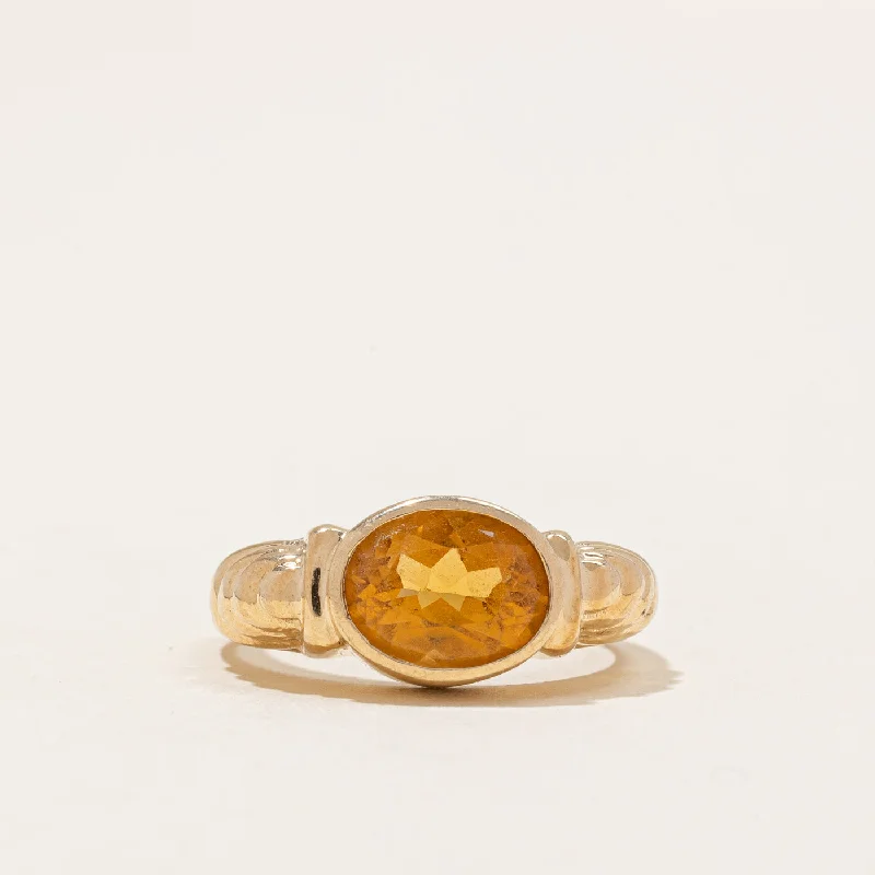 Citrine Cocktail Ring | 1.50ct | SZ 6 |