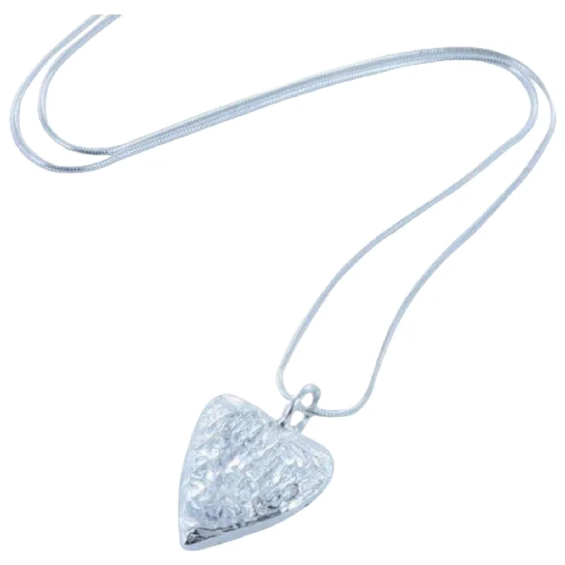 Melting Heart Sterling Silver Necklace