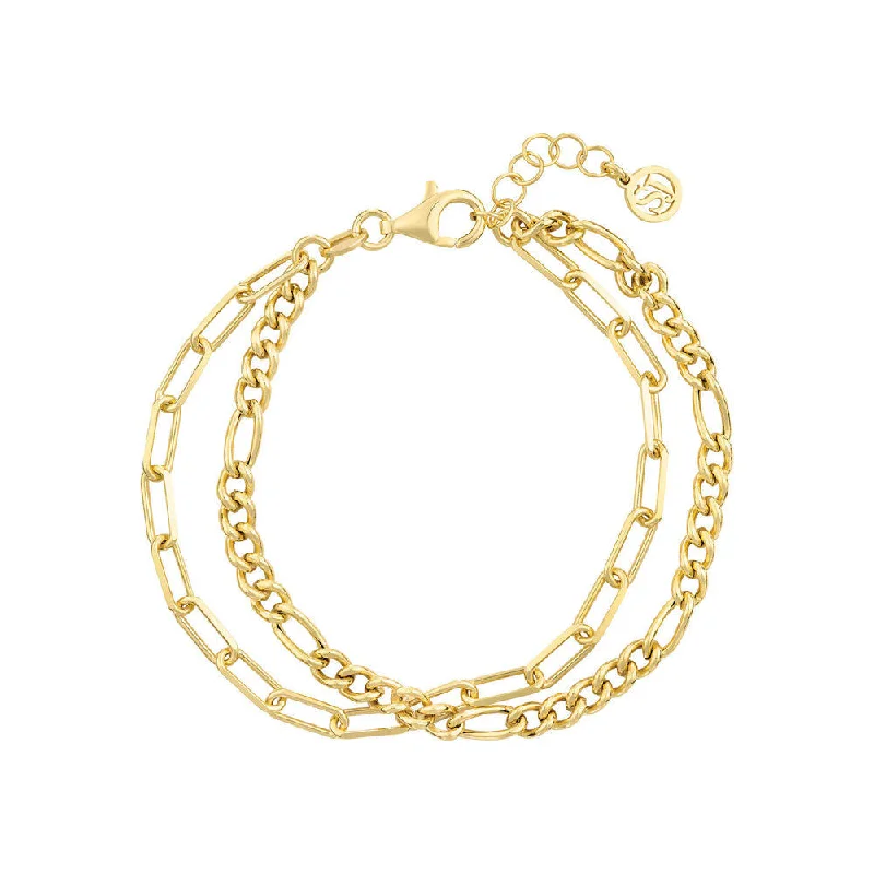 Dorno Due 18K Gold Plated Bracelet