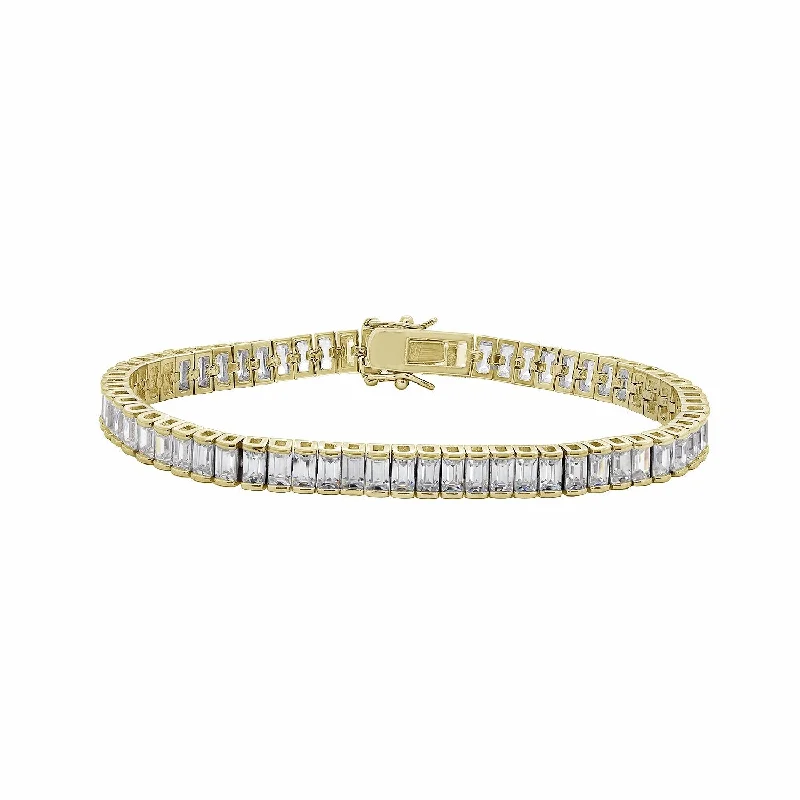 Baguette Vertical Classic Tennis Bracelet