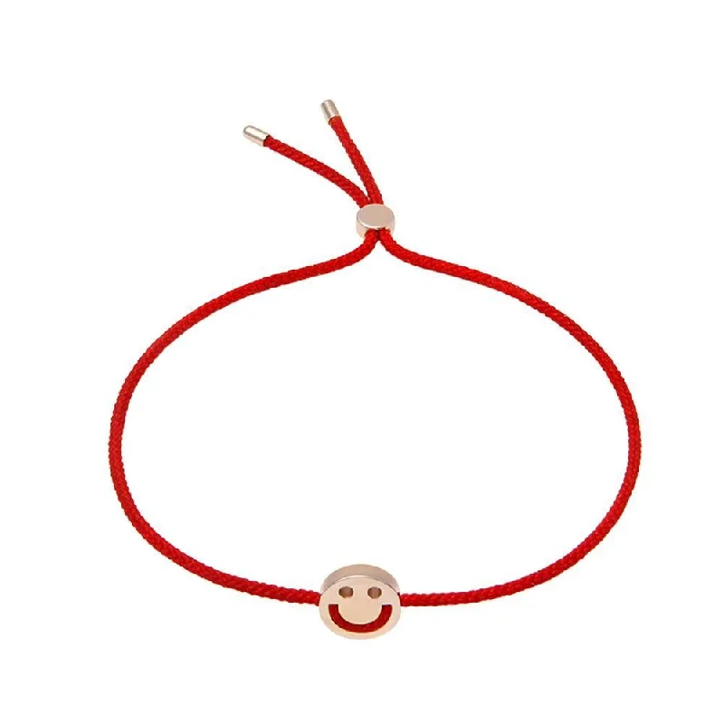 FRIENDS Happy Red 18K Rosegold Bracelet