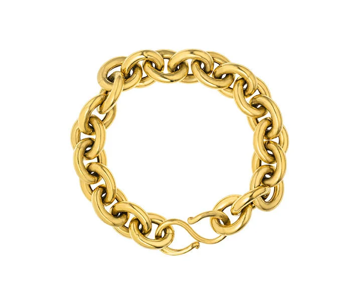 Chunky Chain Gold Plated Bracelet