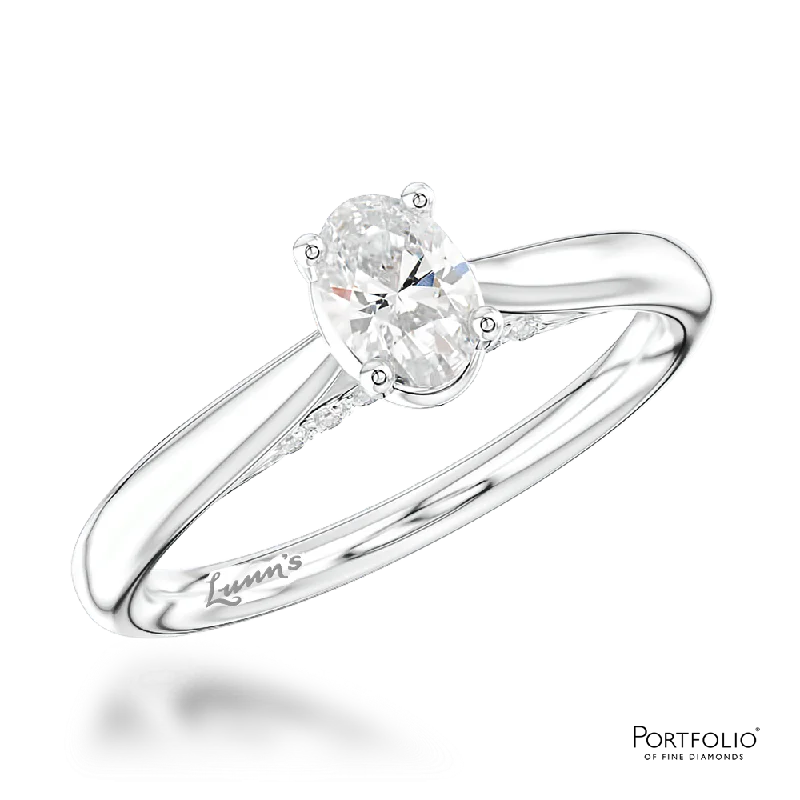 Solitaire 0.30ct E SI1 Diamond Platinum Ring