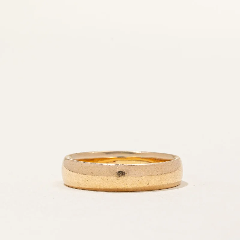 18k Yellow Gold Wedding Band | SZ 6.25 |