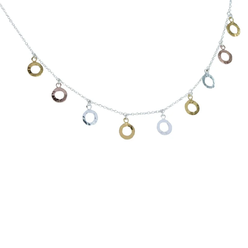 Magic Number Necklace In Sterling Silver and Gold