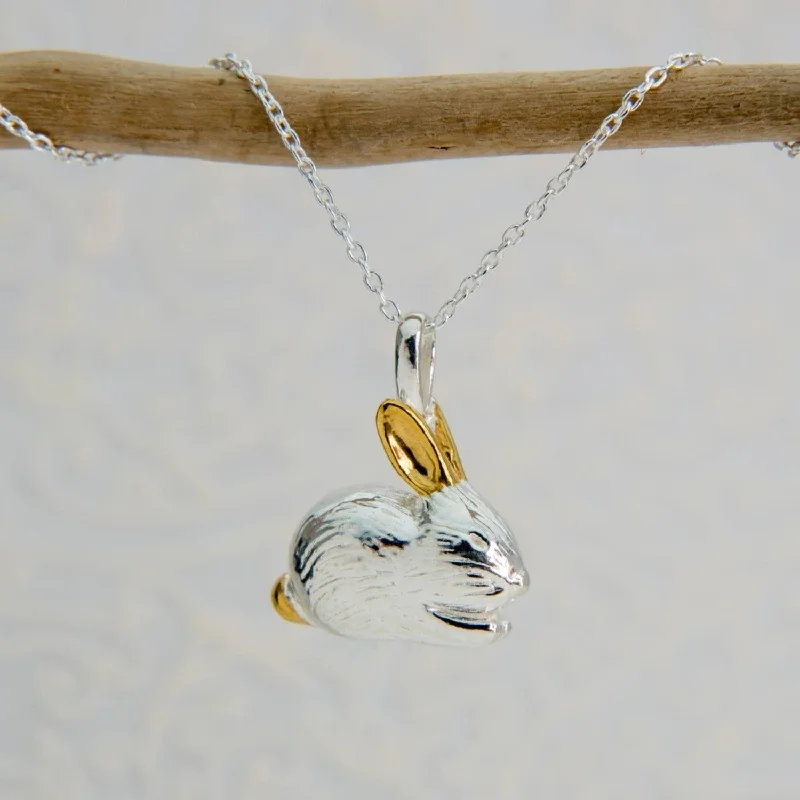 Sterling Silver Benjamin Bunny Necklace