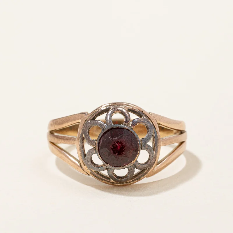 Garnet Cocktail Ring | 0.85ct | SZ 8.5 |