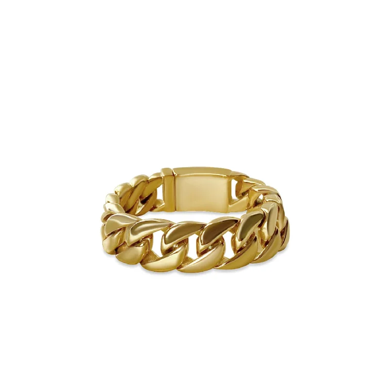 Chunky Chain 24K Gold Plated Bracelet