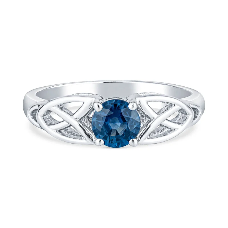 Trinity Knot Sapphire Ring