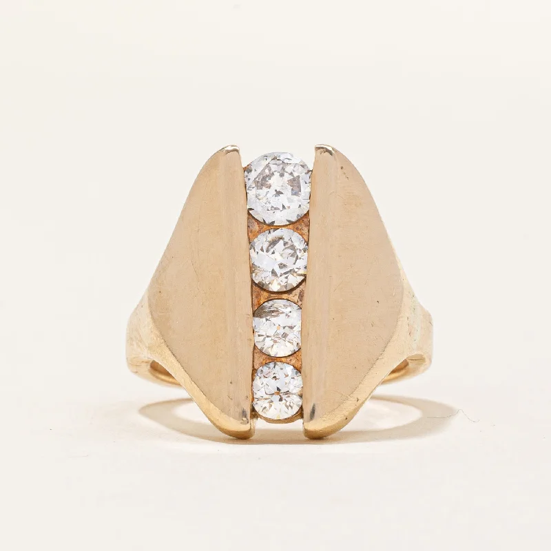 Diamond Cocktail Ring | 1.15ctw | SZ 7.5 |