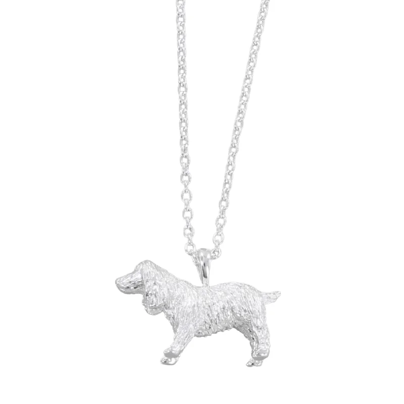 Silver Spaniel Necklace